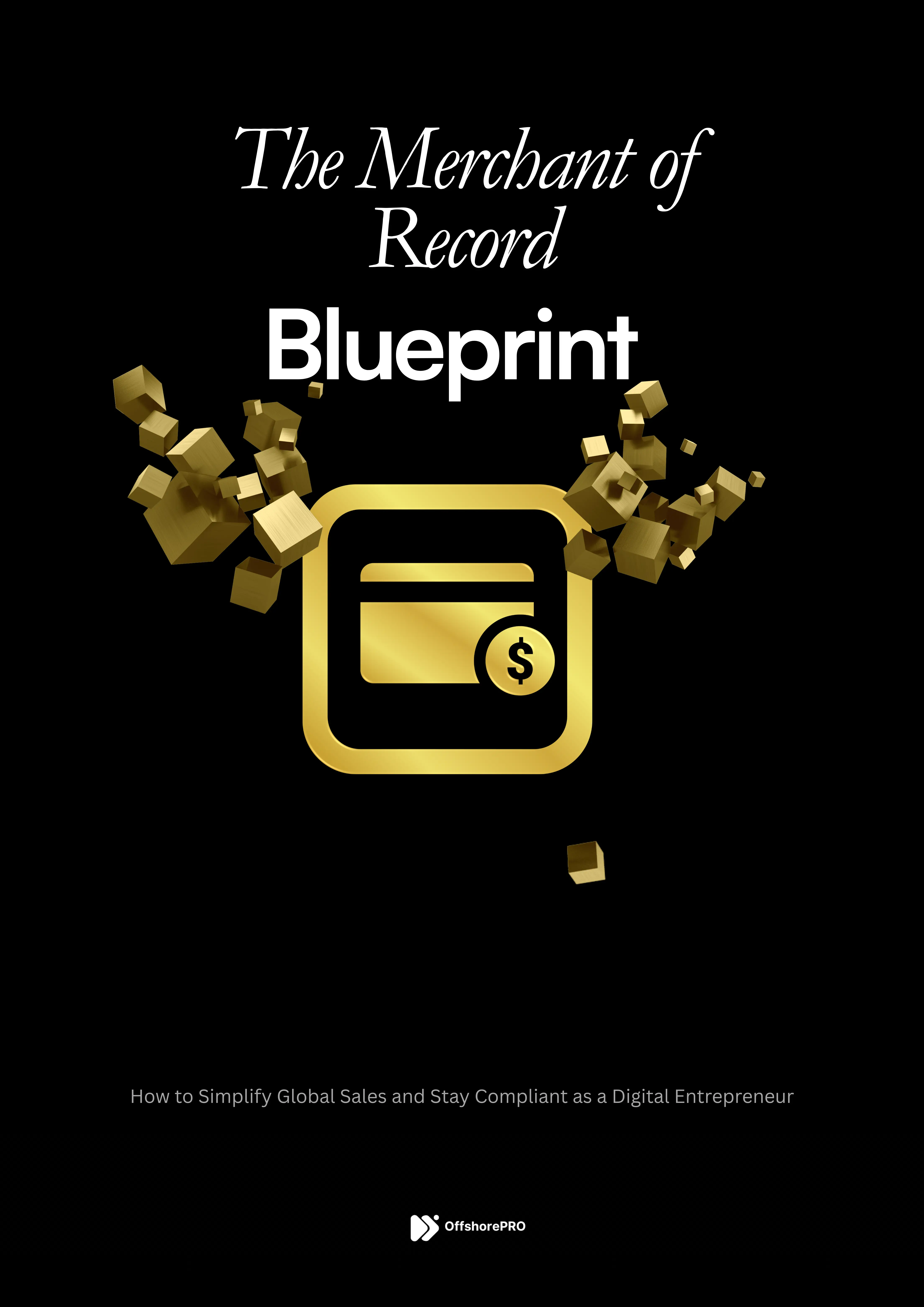 The Merchant of Record Blueprint cover